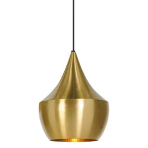 Lustra Beat Light Fat Pendant Lamp by Tom Dixon made of brass