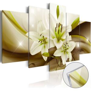 Bimago Imagine pe sticlă acrilică - Modern Lily 100x50 cm