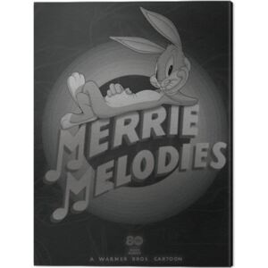 Looney Tunes - Bugs Bunny Vintage Merrie Melodies Tablou Canvas, (40 x 50 cm)