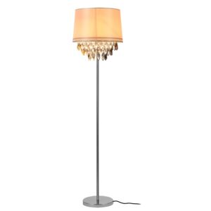 [lux.pro]® Lampa de podea eleganta - Royality 1 x E 27 - 60W - alb / crom
