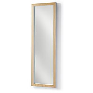 Oglinda inalta cu rama din lemn maro/alb 148x48 cm Drop La Forma