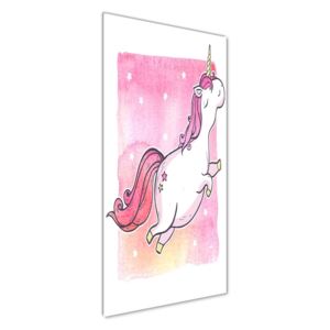 Imagine de sticlă Unicorn roz