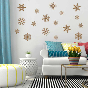 Snowflakes - autocolant de perete Maro 50 x 35 cm
