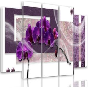 CARO Tablou pe pânză - Purple Orchid 100x70 cm