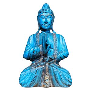 Statuetă Teaching Buddha Turquoise, M
