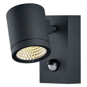 Aplica de perete LED Part aluminiu, neagra, 1 bec, 220 V