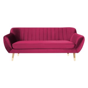 Canapea cu 3 locuri Mazzini Sofas Benito, roz