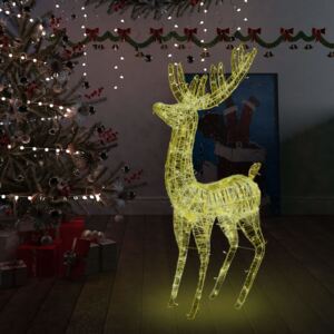 Ren de Crăciun, 250 LED-uri, alb cald, 180 cm, acril, XXL