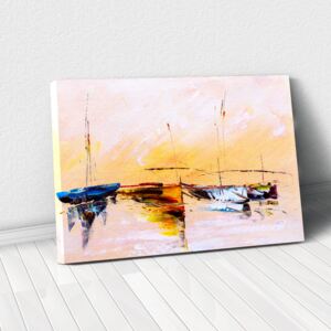 Tablou Canvas - Painting Boat