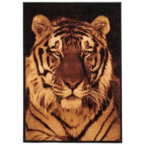Covor Animal Print Fugler, Negru/Bej/Maro, 120x170 cm