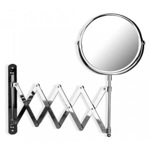 Oglinda rotunda argintie din otel pentru perete 17,5 cm Small Silver Mirror Versa Home