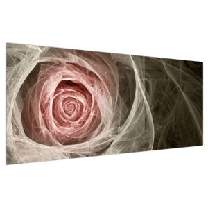 Tablou abstract cu trandafir (Modern tablou, K014988K12050)