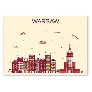 Fotografie imprimată pe sticlă Varșovia, polonia