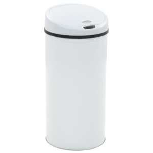 Coș de gunoi cu senzor, 52 L, alb