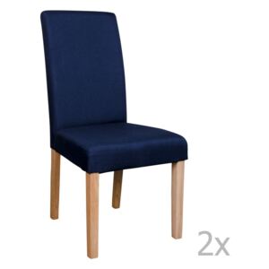 Set 2 scaune House Nordic Mora, albastru