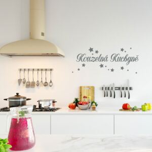 GLIX Magic Kitchen - autocolant de perete Gri 50 x 20 cm