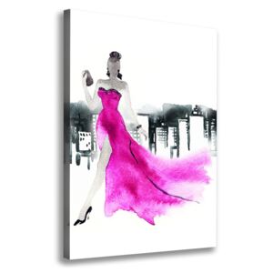 Tablouri tipărite pe pânză Ilustrare de moda