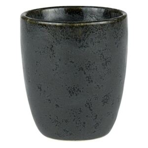 Cană din ceramică fără toartă pentru espresso Bitz Mensa, negru