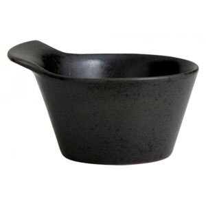 Bol negru din ceramica 12 cm Torc Nordal
