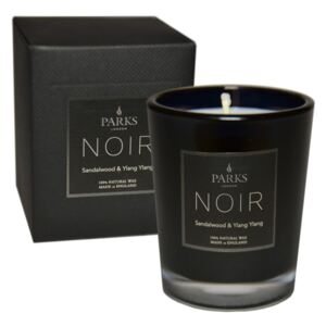 Lumânare parfumată cu aromă lemn de santal Parks Candles London Noir, durată ardere 22 ore