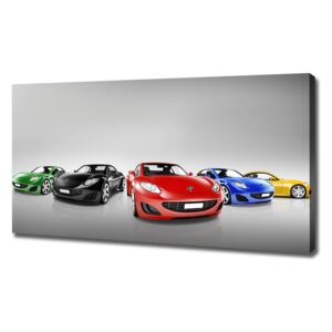Tablou pe pânză canvas Mașini colorate