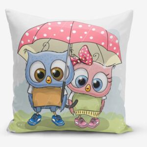 Față de pernă Minimalist Cushion Covers Umbrella Owls, 45 x 45 cm