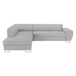 Canapea extensibilă cu spațiu pentru depozitare Kooko Home XL Left Corner Sofa, gri