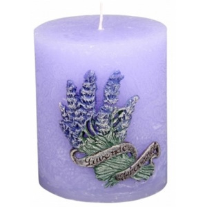Lumânare decorativă Lavender, cilindru