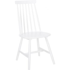 Set de 2 scaune din lemn Milas, alb