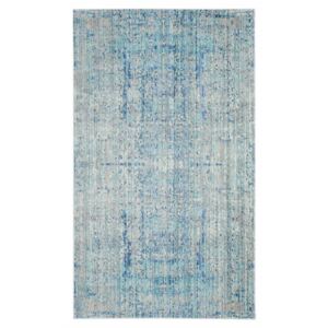 Covor Abella Vintage - fibre sintetice - albastru deschis - 120 x 180