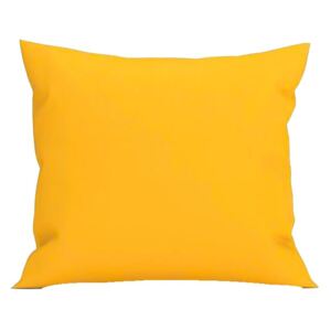 Perna decorativa patrata, 40x40 cm, pentru canapele, plina cu Puf Mania Relax, culoare galben