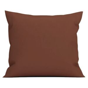 Perna decorativa patrata, 40x40 cm, pentru canapele, plina cu Puf Mania Relax, culoare maro