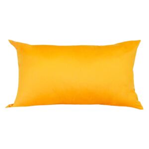 Perna decorativa dreptunghiulara, 50x30 cm, plina cu Puf Mania Relax, culoare galben
