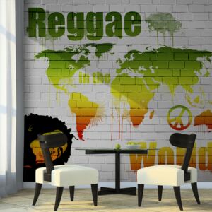 Fototapet - Reggae in the world 350x270 cm