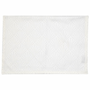 Suport textil pentru farfurie Green Gate Celine, 40 x 50 cm, alb