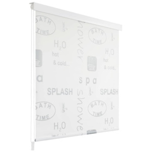 Roletă perdea de duș 80x240 cm Imprimeu Splash