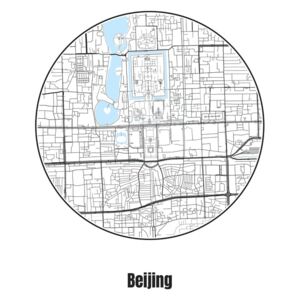 Ilustrare Map of Beijing, Nico Friedrich