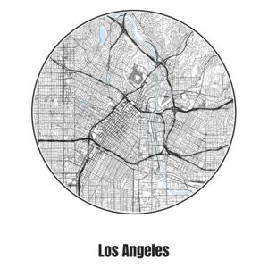 Ilustrare Map of Los Angeles, Nico Friedrich