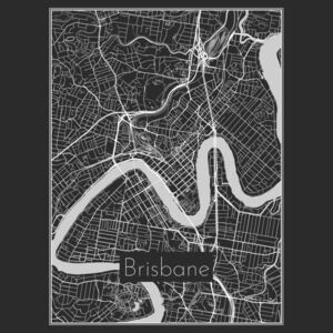 Ilustrare Map of Brisbane, Nico Friedrich