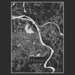 Ilustrare Map of Hanoi, Nico Friedrich