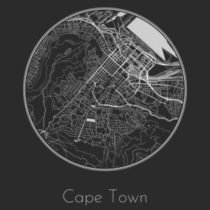 Ilustrare Map of Cape Town, Nico Friedrich
