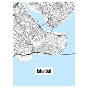 Ilustrare Map of Istanbul, Nico Friedrich