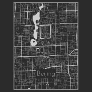 Ilustrare Map of Beijing, Nico Friedrich