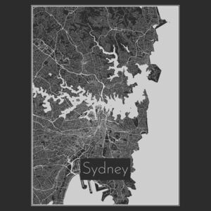 Ilustrare Map of Sydney, Nico Friedrich