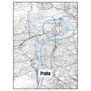 Ilustrare Map of Praha, Nico Friedrich
