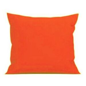 Perna decorativa patrata, 40x40 cm, pentru canapele, plina cu Puf Mania Relax, culoare orange