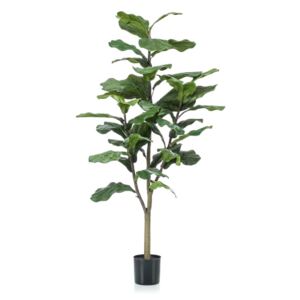 Emerald Ficus artificial Lyrata 120 cm 700058