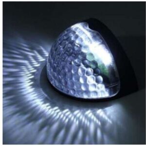 Lampa de perete solara LED pentru gradina 9cm - Lanterna Polifach (P-101) #negru