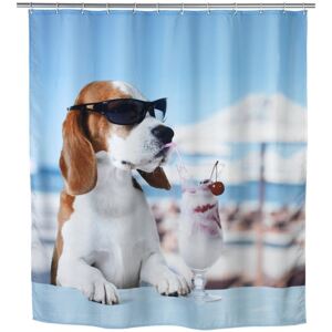 Draperie dus Wenko Cool Dog, 180x200 cm, Material textil, Multicolor