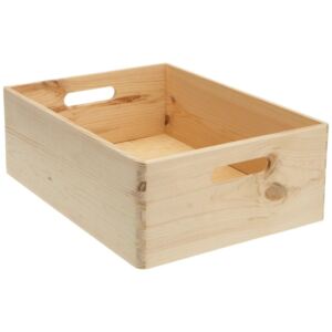 Cutie din lemn pentru depozitare, Zeller, 40 x 30 x 15 cm, 18 L